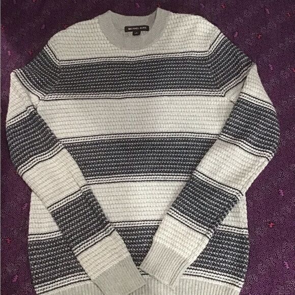 MICHAEL KORS Men’s Merino WOOL Sweater M - Picture 2 of 14